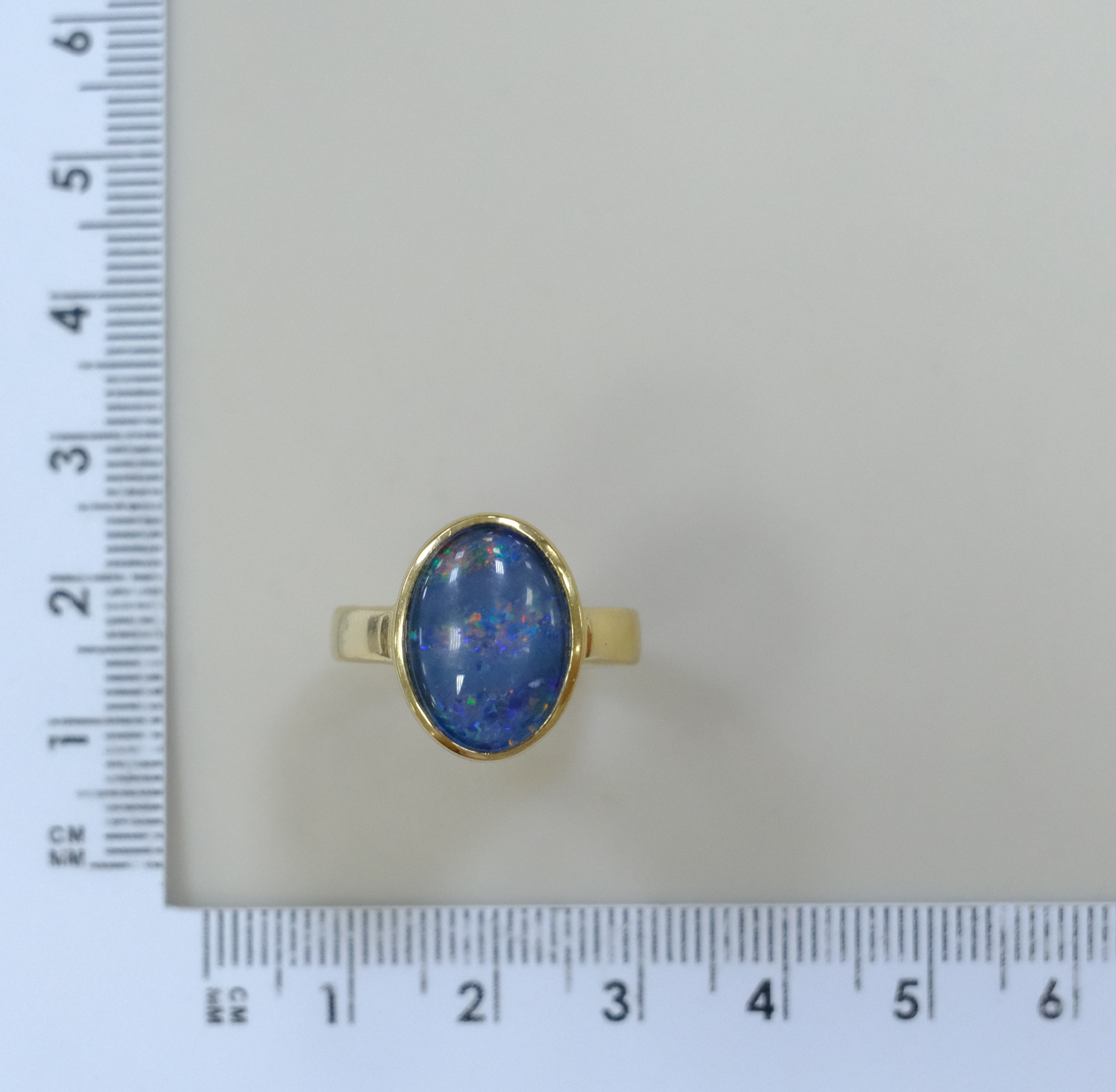 Серебряное кольцо с опалом